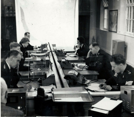 The Information Room At The Old Hardman Street HQ in 1960